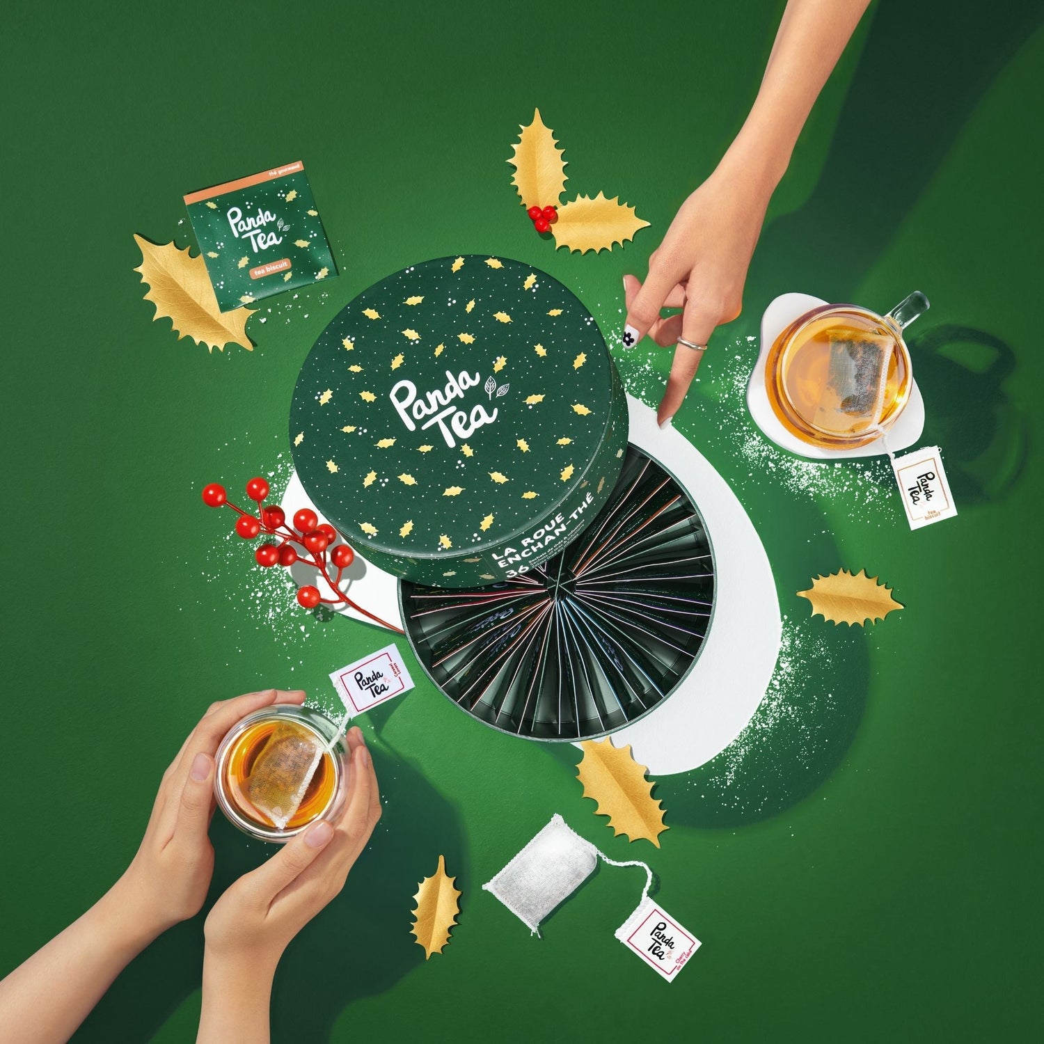 Coffret Thés de Noël : Roue Enchan-thé 36 sachets