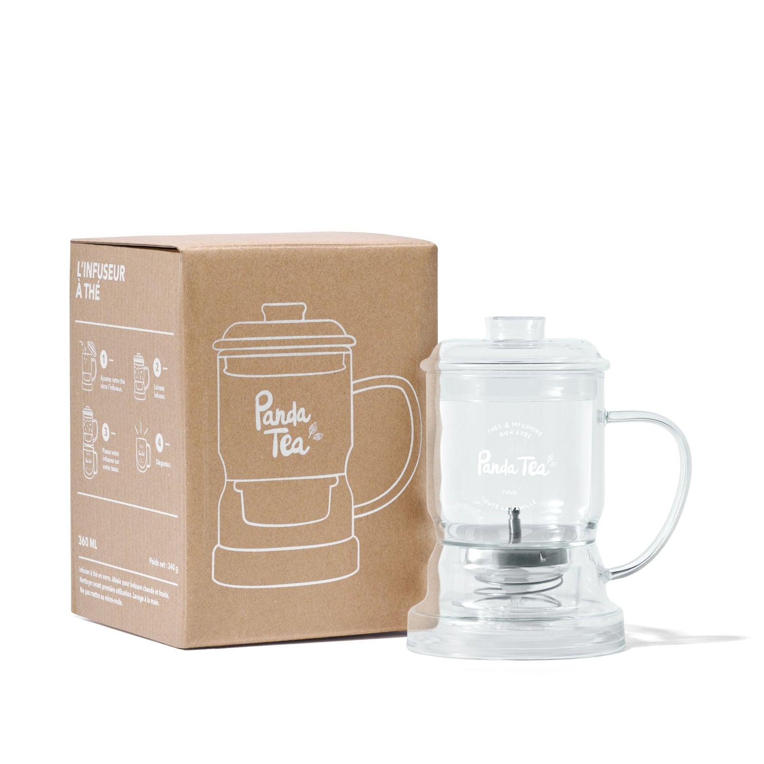 Infuseur à Thé en Verre - 360 mL