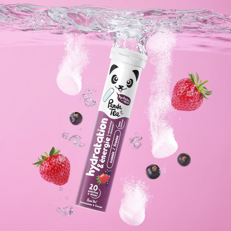 Pastilles Hydratation & Énergie - Cassis-Fraise