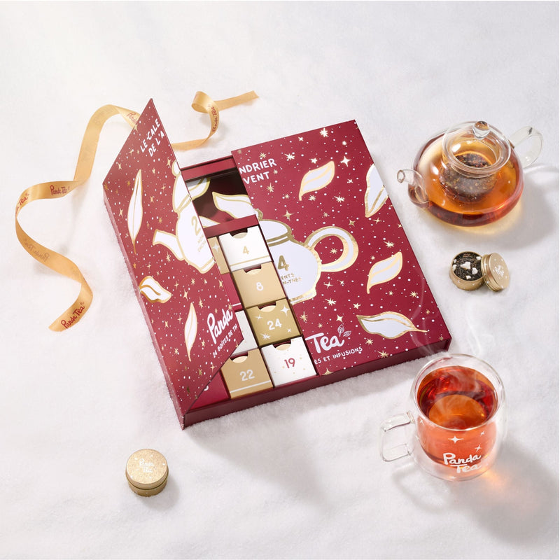 Calendrier de l'Avent Vrac - 24 Boites de Thés & Infusions