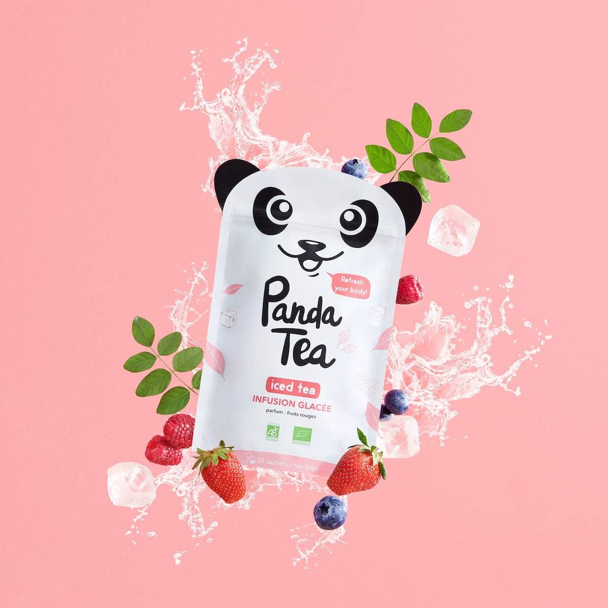 Duo Iced Tea detox - Pêche & fruits Rouges