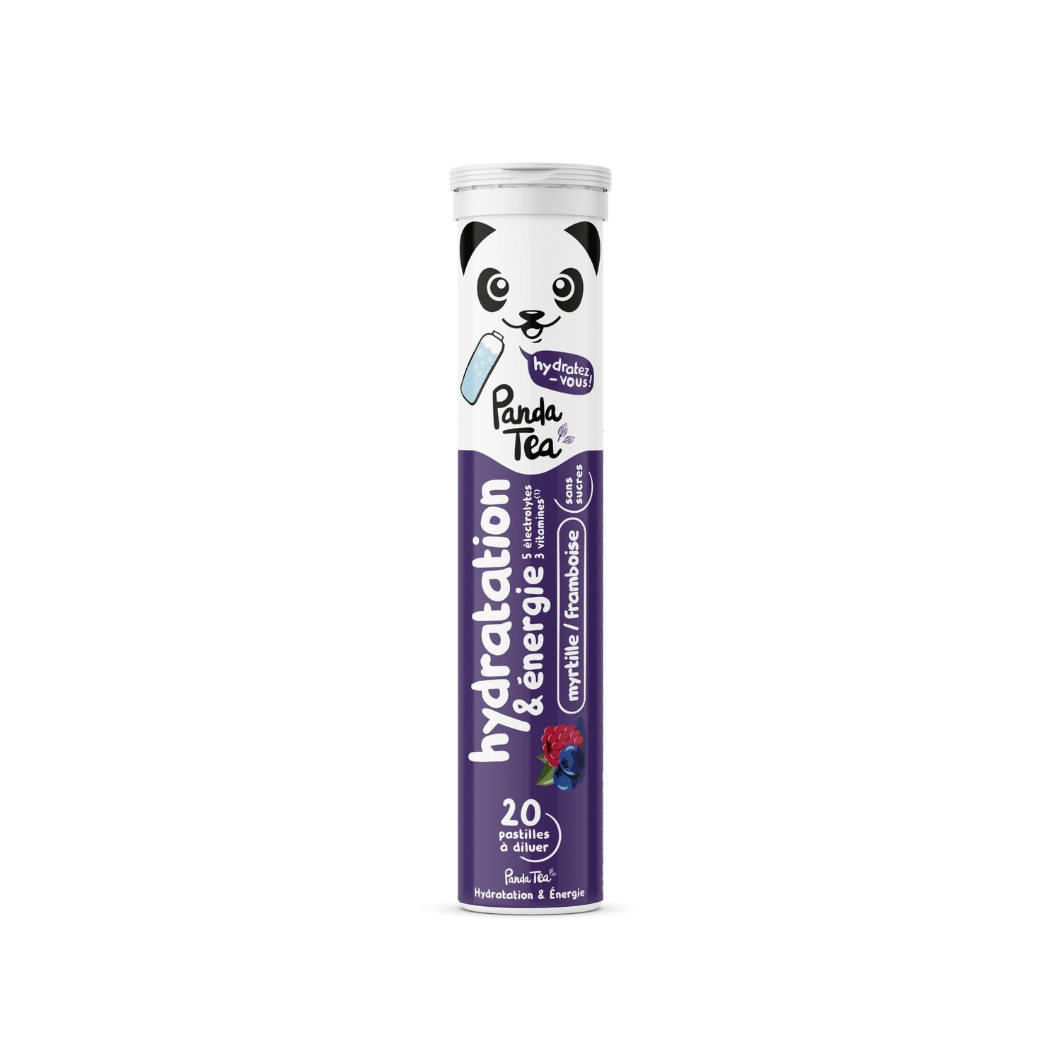 Pastilles Hydratation & Énergie - Myrtille-Framboise