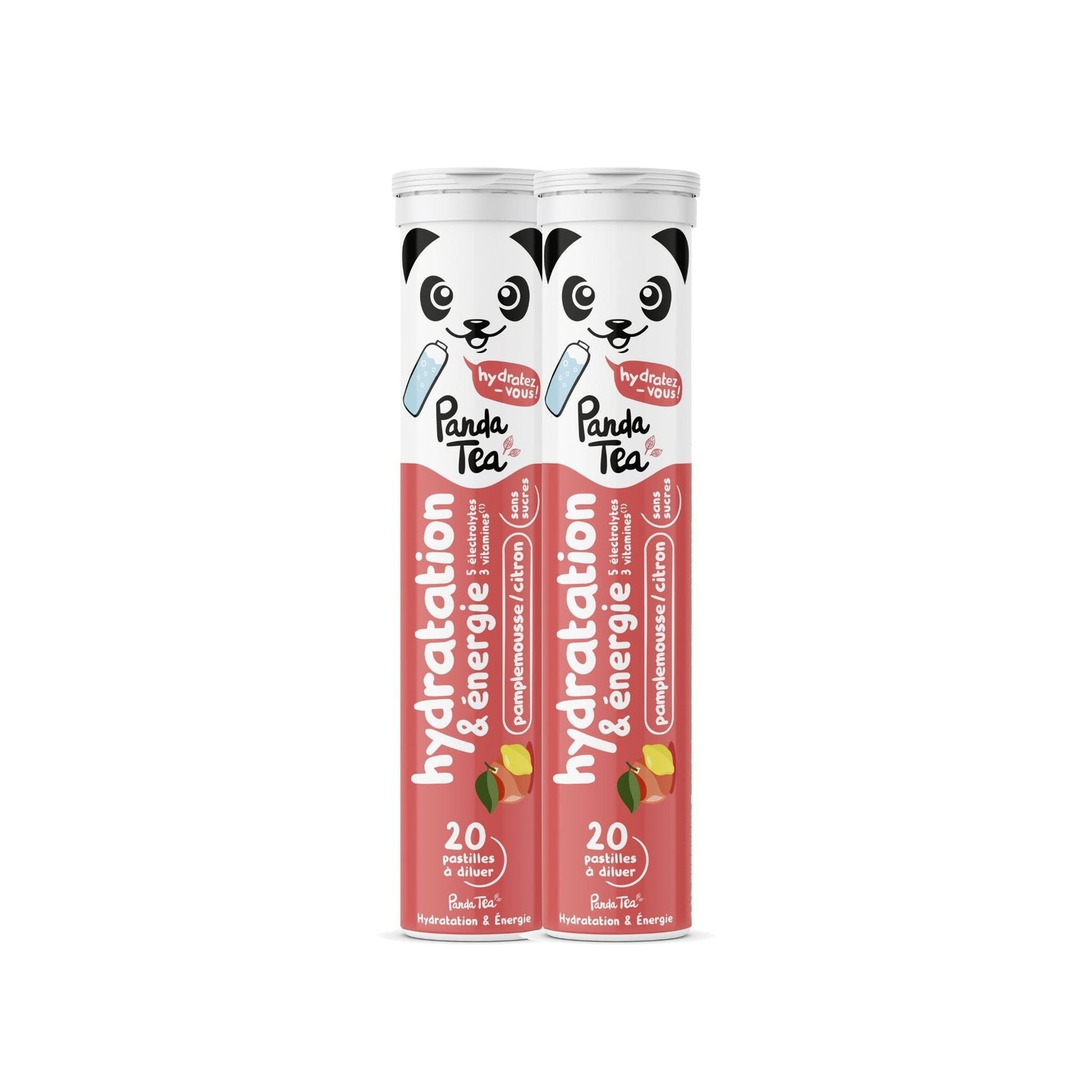 Pastilles Hydratation & Énergie - Pamplemousse-Citron