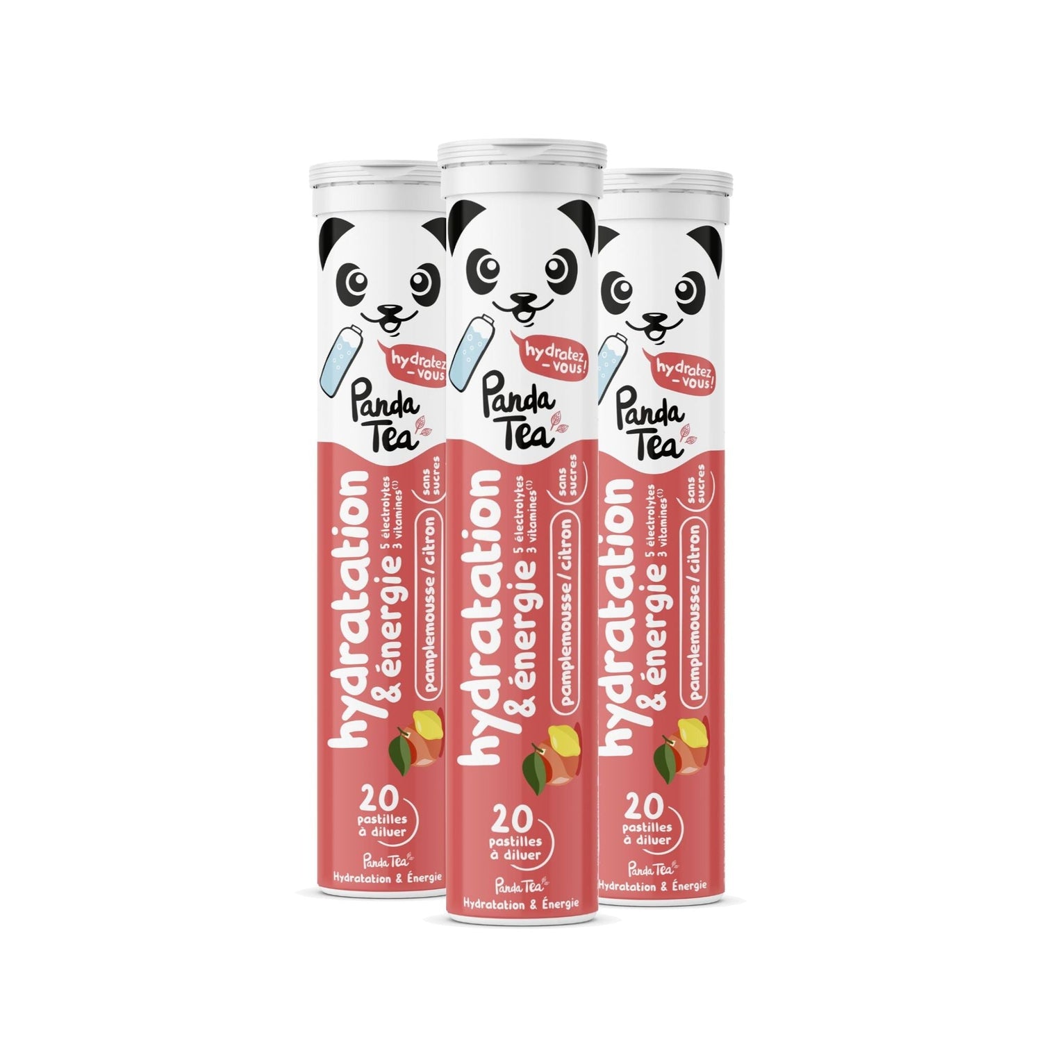 Pastilles Hydratation & Énergie - Pamplemousse-Citron