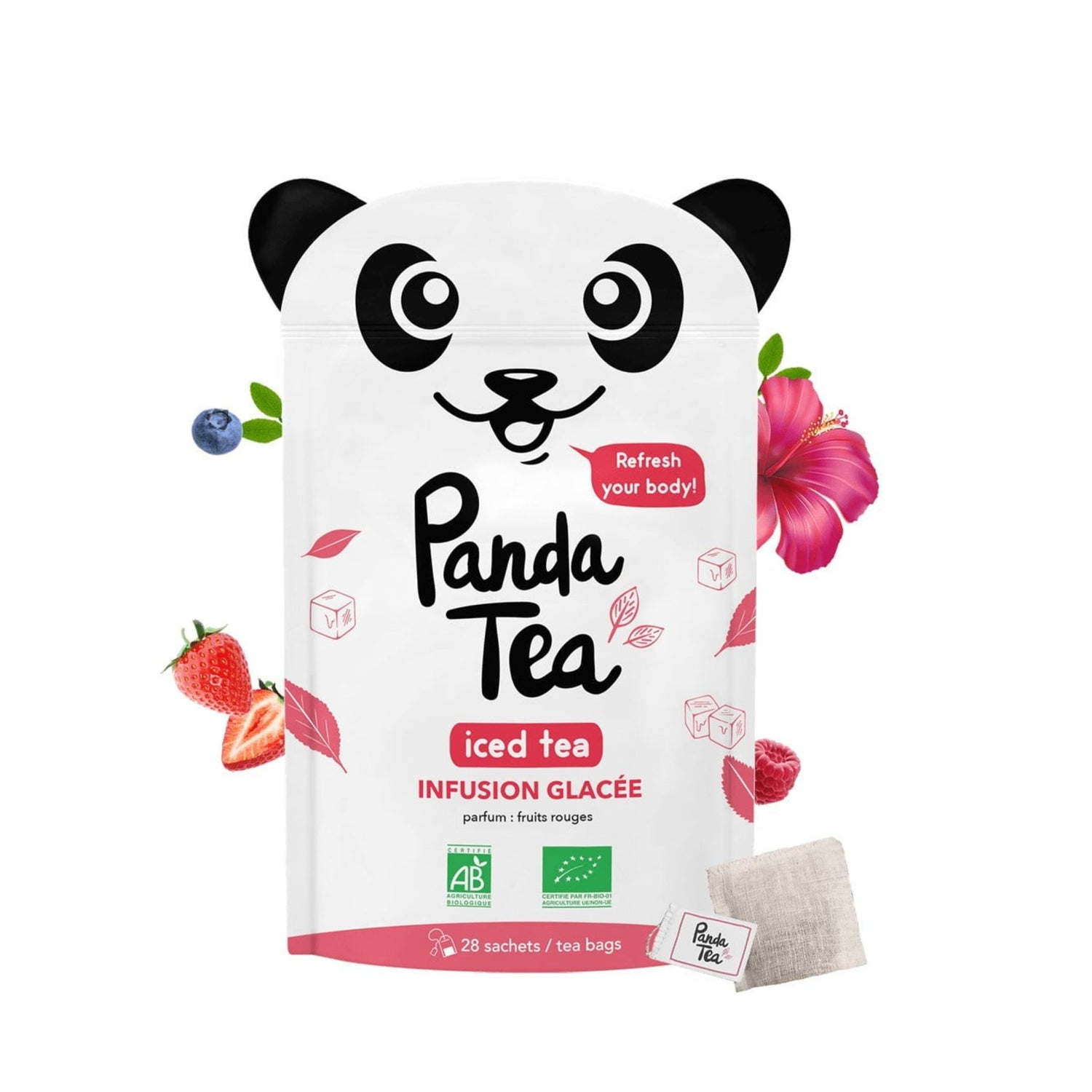 Duo Iced Tea detox - Pêche & fruits Rouges