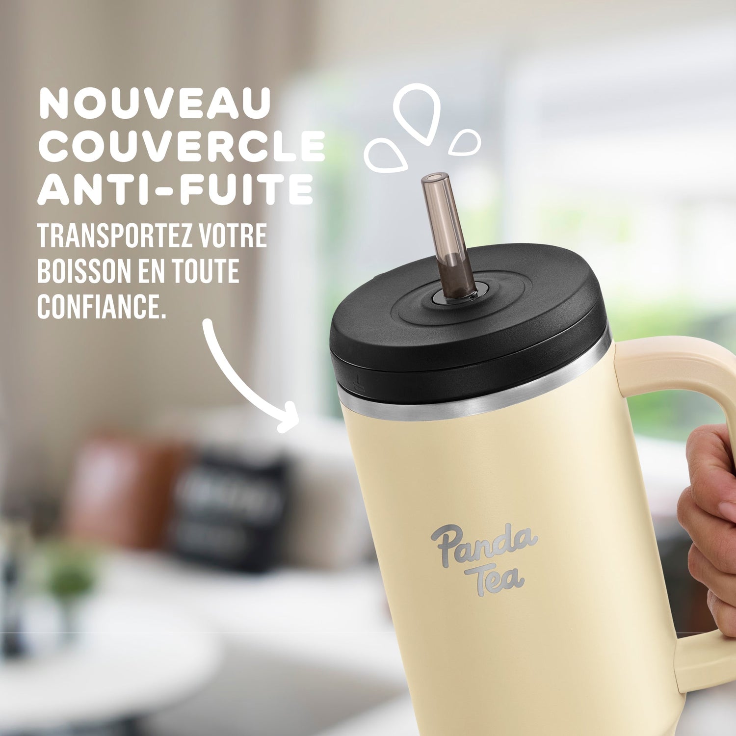 Giant Mug avec Paille - 1180 mL