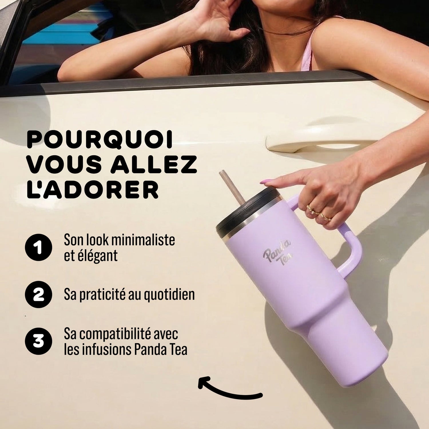 Giant Mug avec Paille - 1180 mL