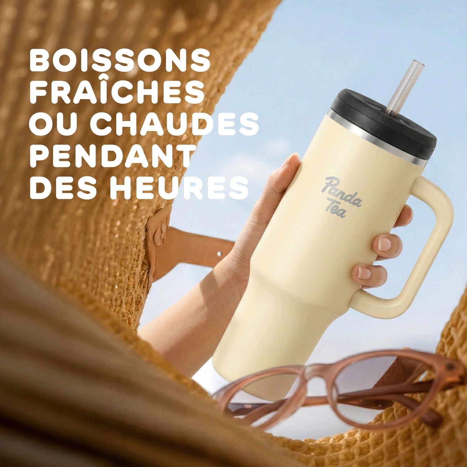 Giant Mug avec Paille - 1180 mL
