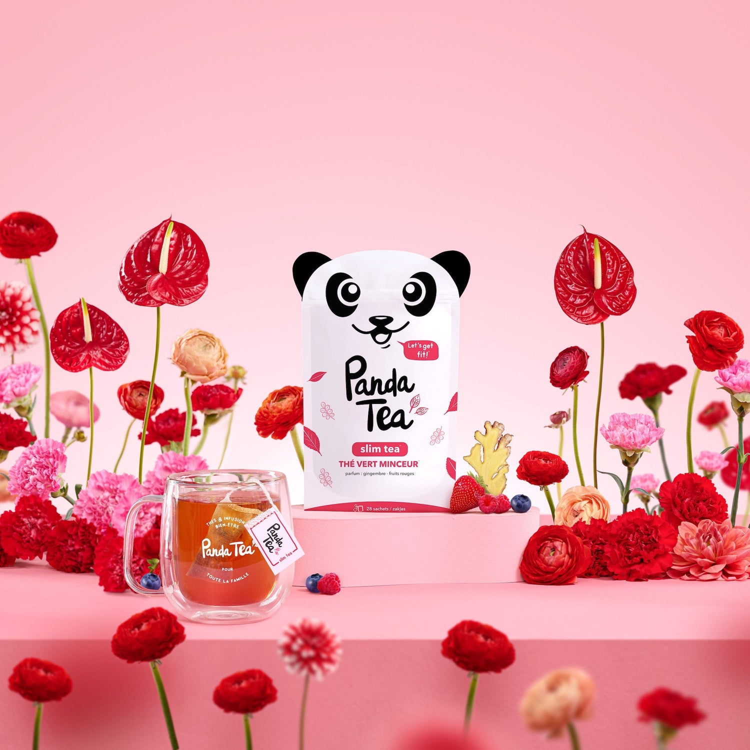 Slim Tea Gingembre - Fruits Rouges