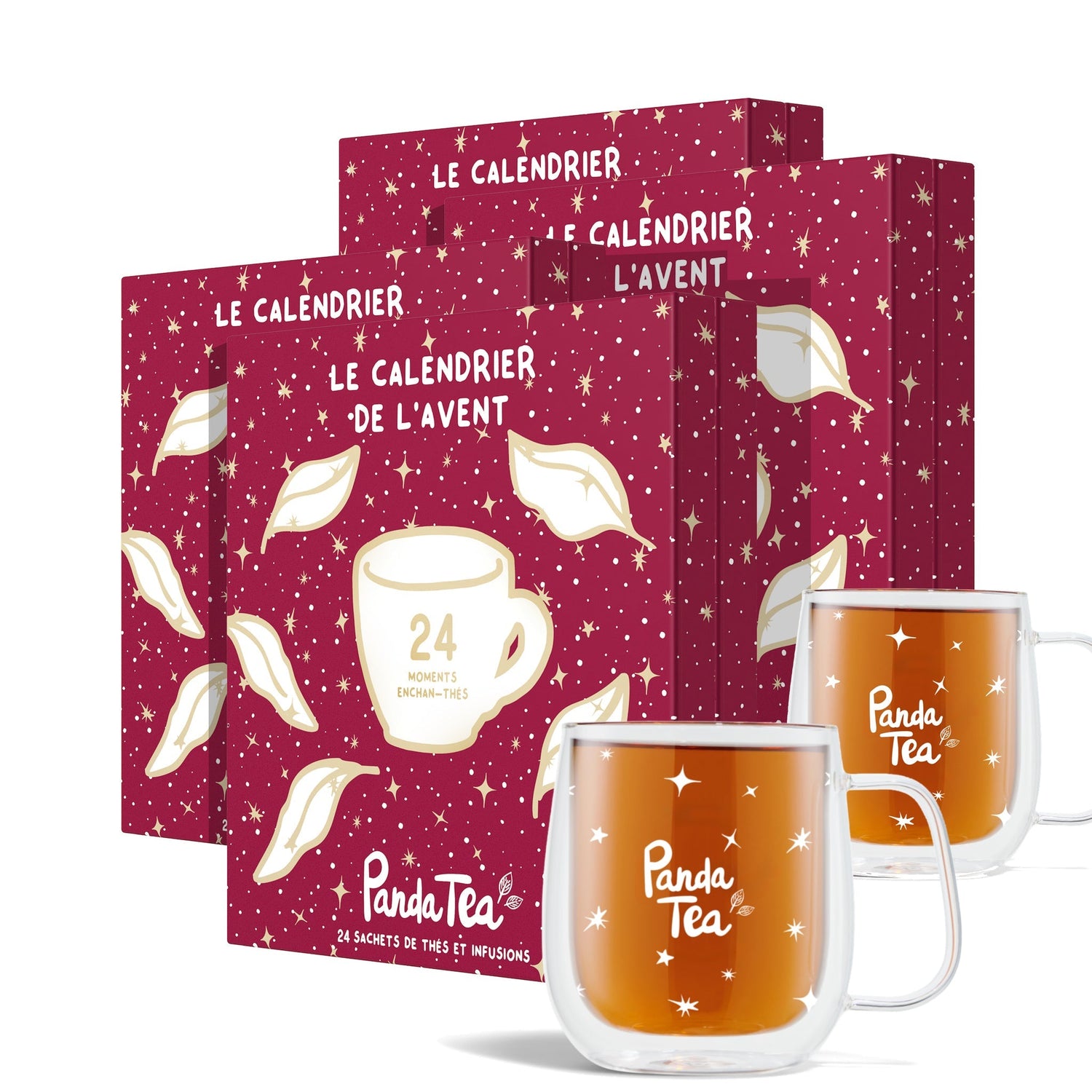 Calendrier de l'Avent - 24 Sachets de Thés & Infusions