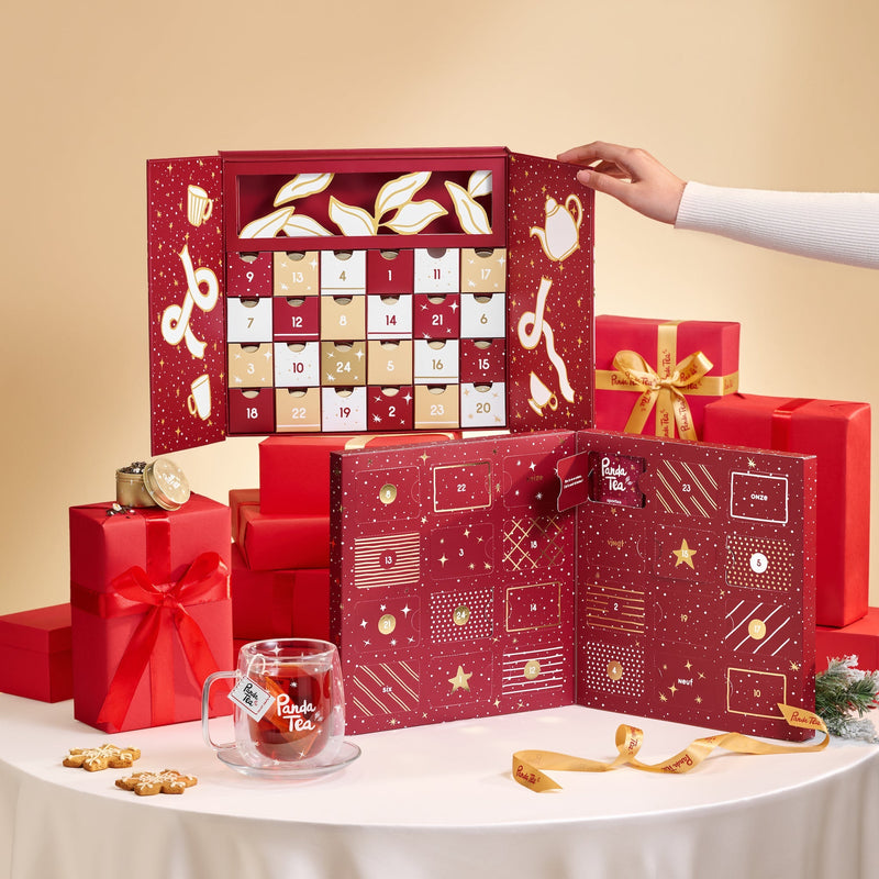 Calendrier 24 Boites de thés et infusions en vrac & Calendrier 24 sachets
