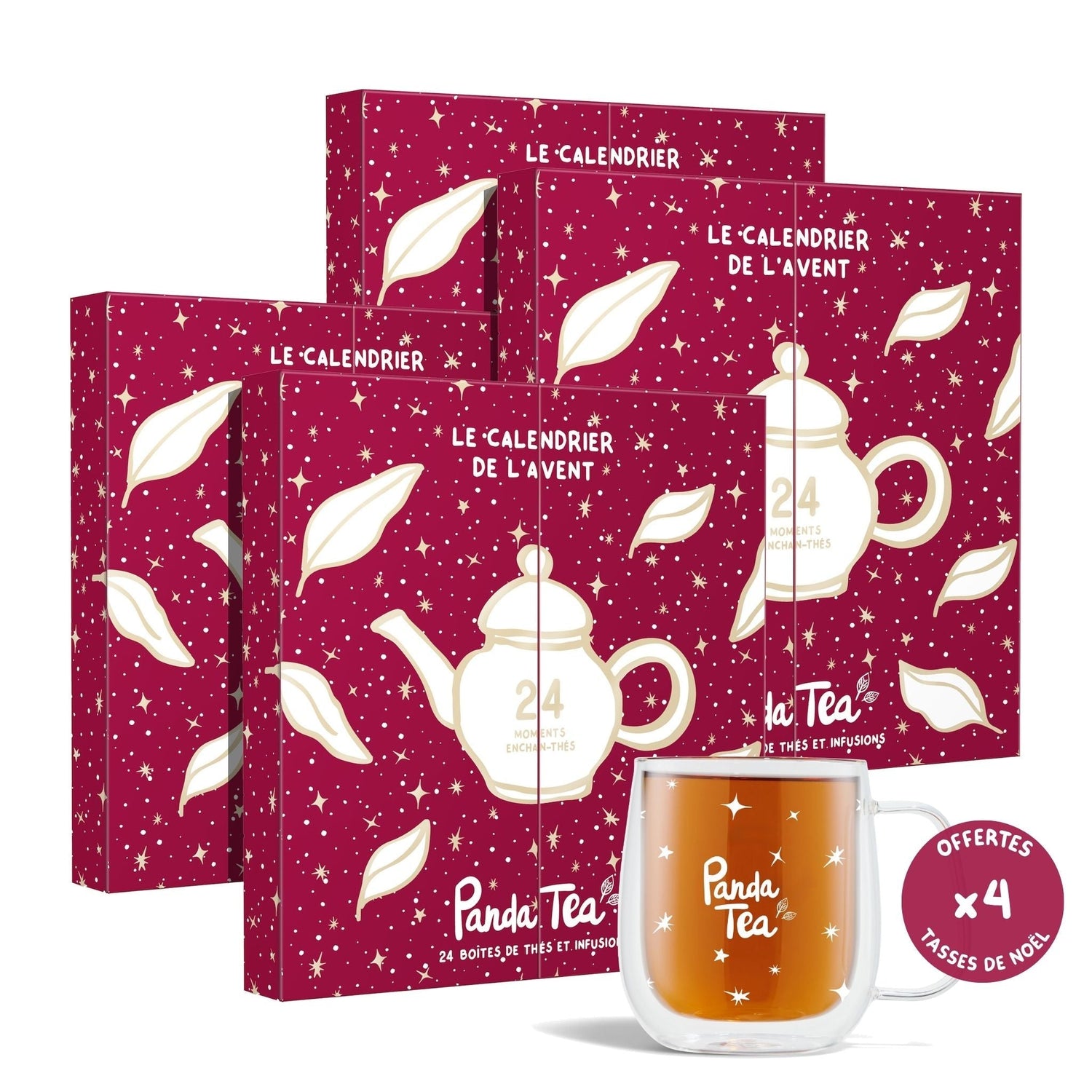 Calendrier de l'Avent Vrac - 24 Boites de Thés & Infusions